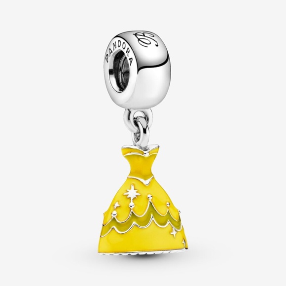 RETIRED Authentic Pandora Disney Belle Dress Charm RETIRED Authentic Pandora Disney Belle Dress Charm